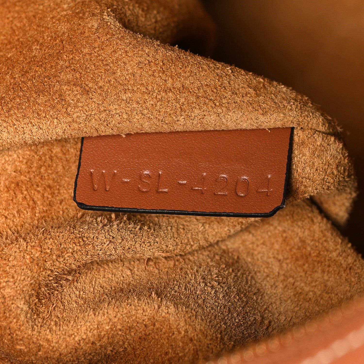 Celine Suede Calfskin Large Triomphe Heloise Shoulder Bag Tobacco 9 of 13