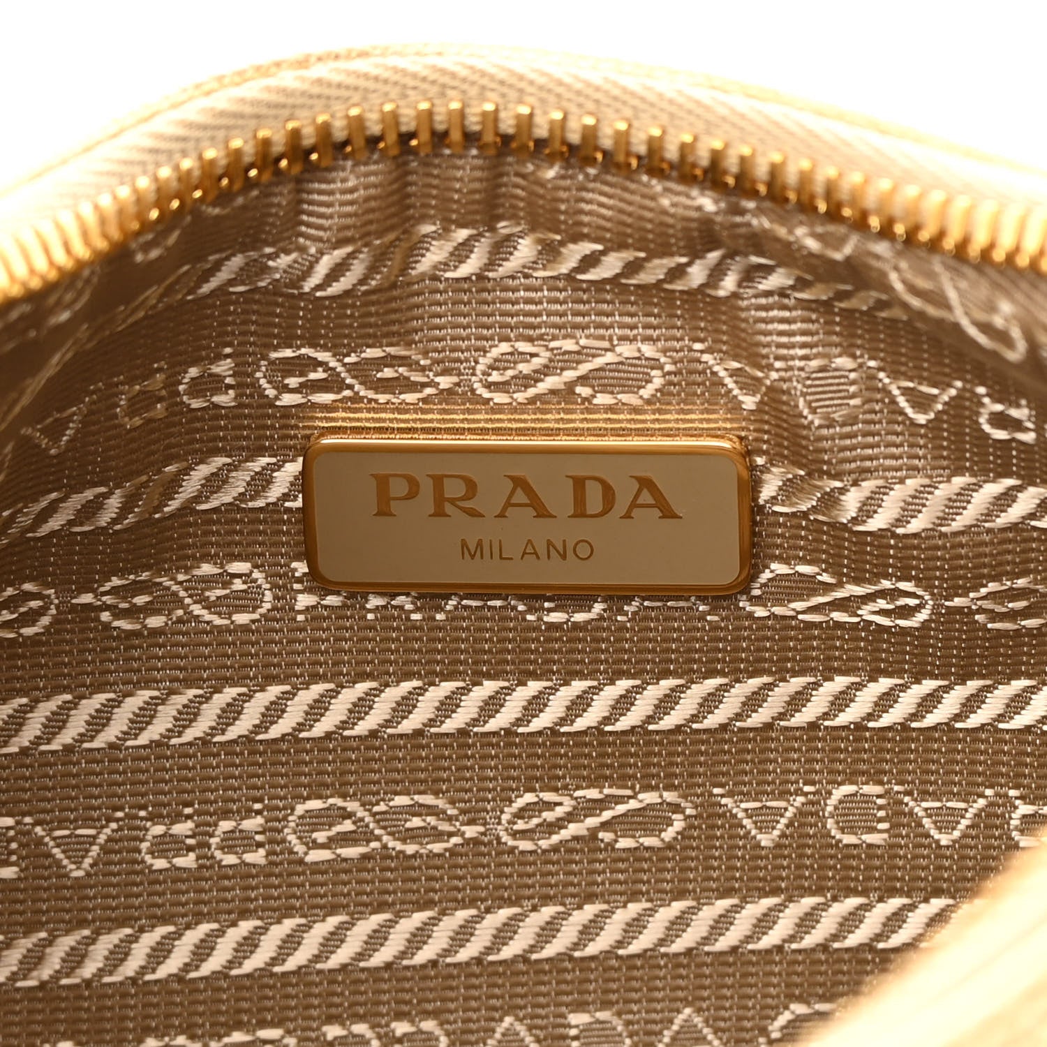 Prada Saffiano Lux Mini Re-Edition Shoulder Bag Platino 6 of 13