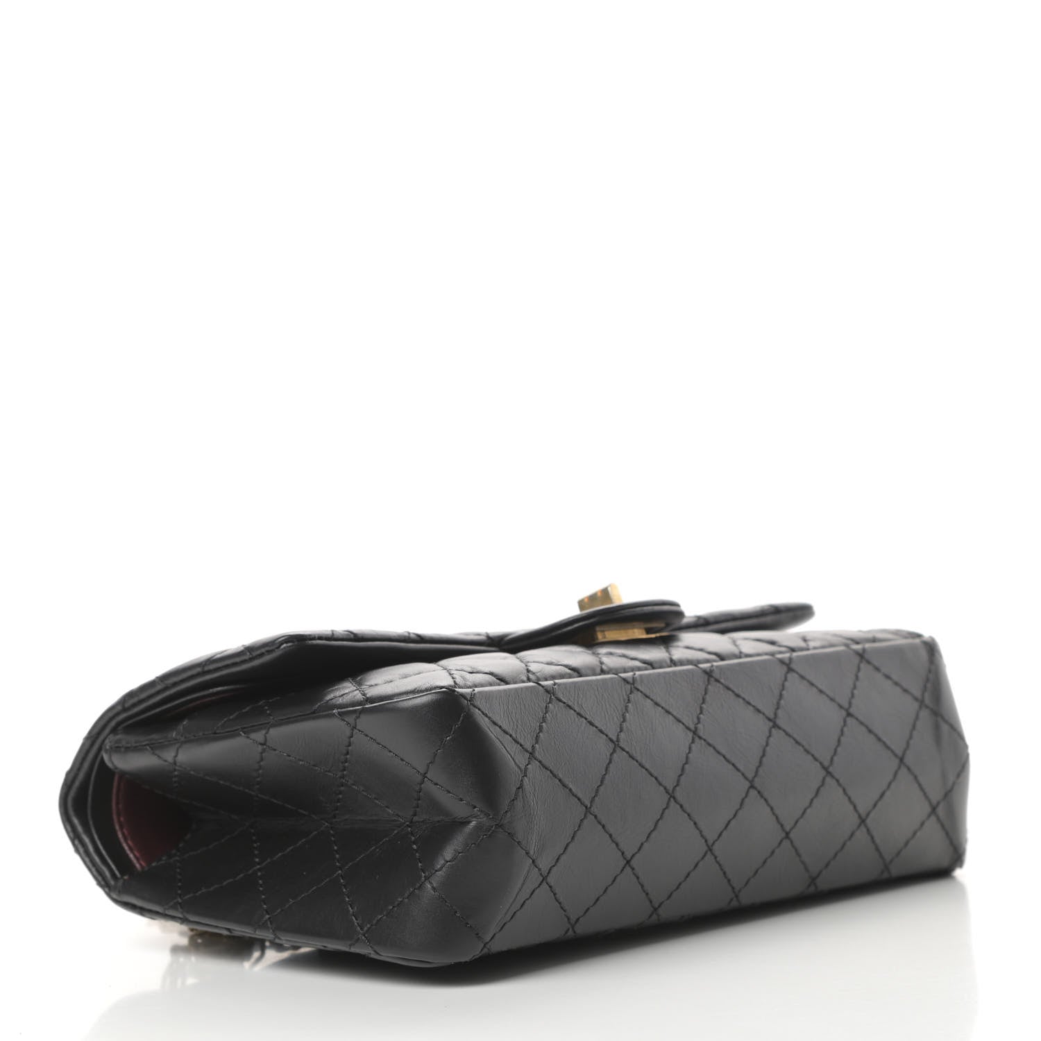 Chanel Aged Calfskin Quilted 2.55 Reissue 225 Flap Black 4 of 15
