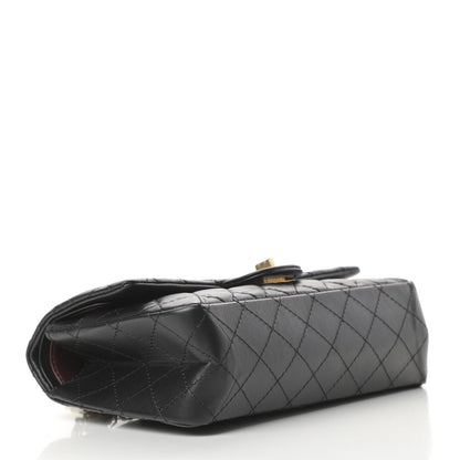 Chanel Aged Calfskin Quilted 2.55 Reissue 225 Flap Black 4 of 15