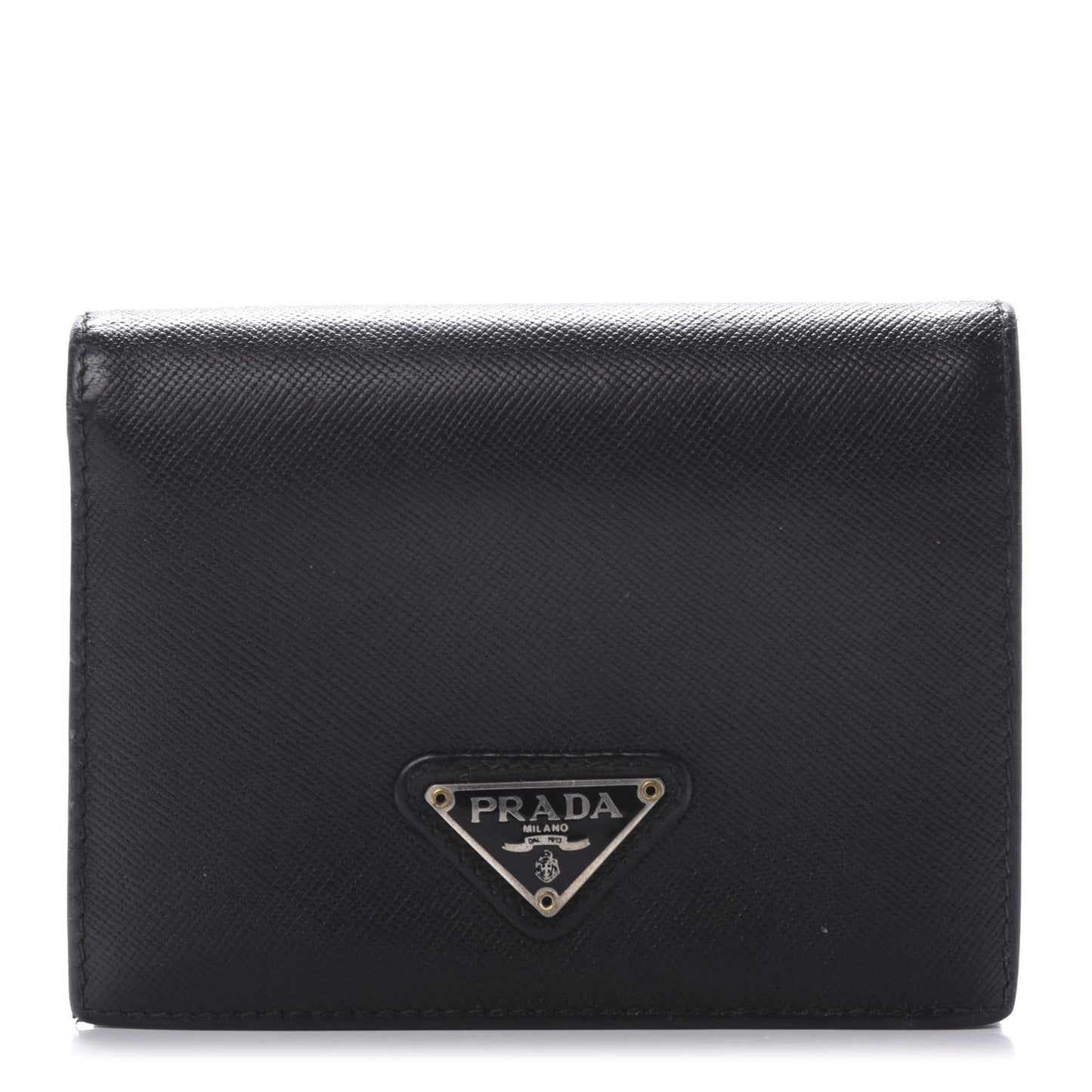 Saffiano Bi-Fold Wallet Black