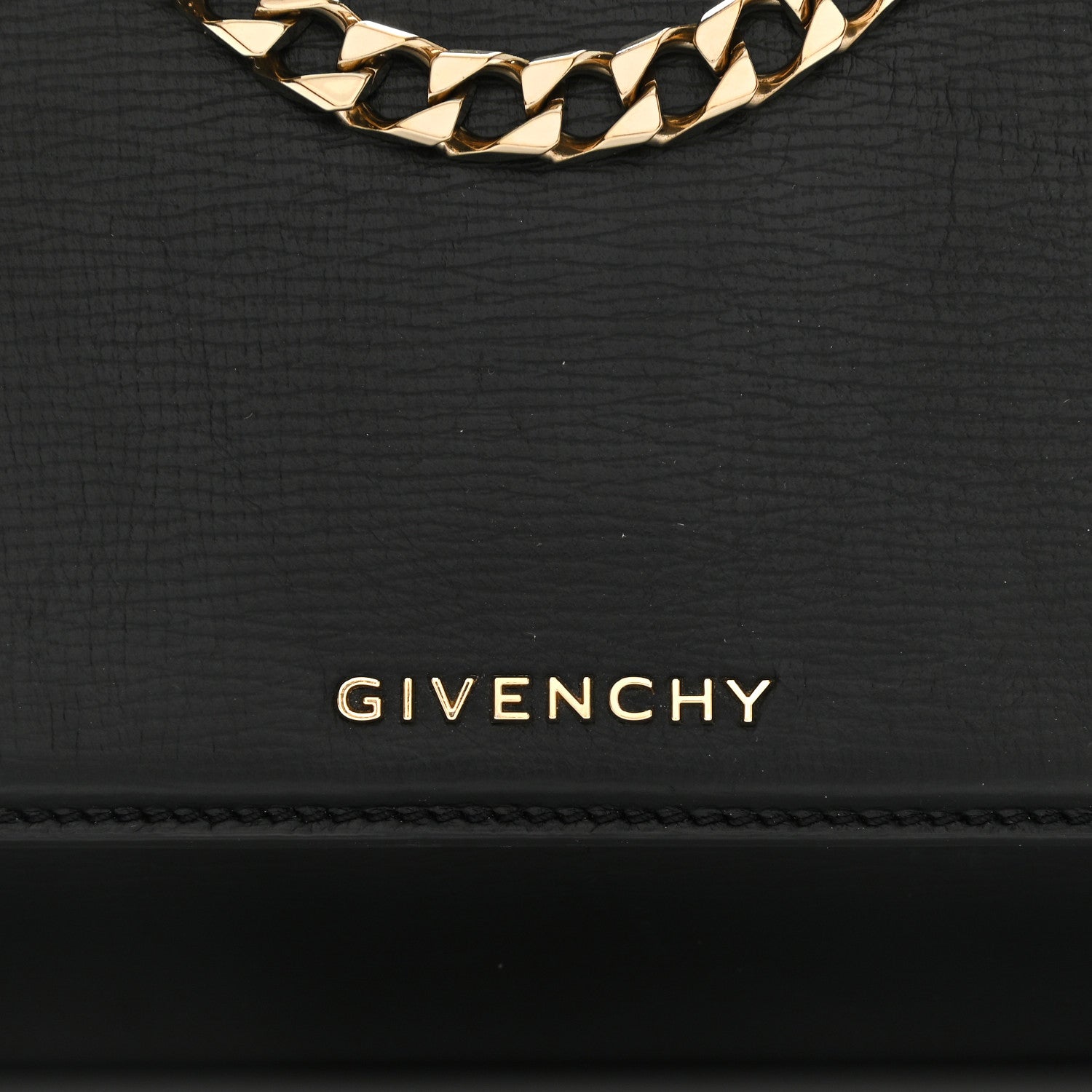 Givenchy Textured Calfskin Mini Pandora Box Chain Crossbody Bag Black 8 of 12