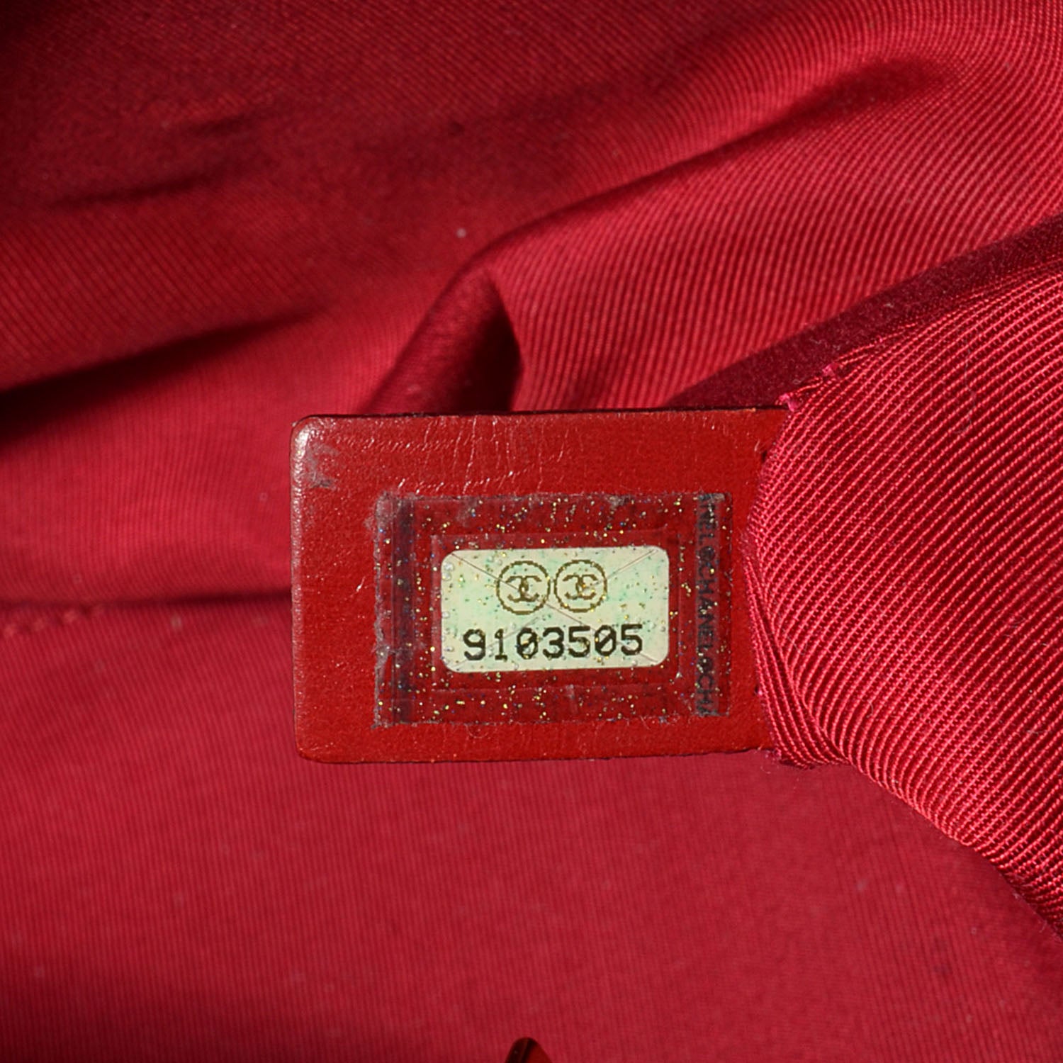 Chanel Caviar Quilted Small Bowler Red 7 of 7