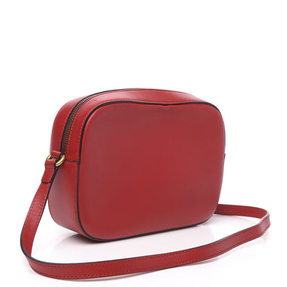 Gucci Calfskin Web Small Webby Bee Shoulder Bag Red 3 of 14