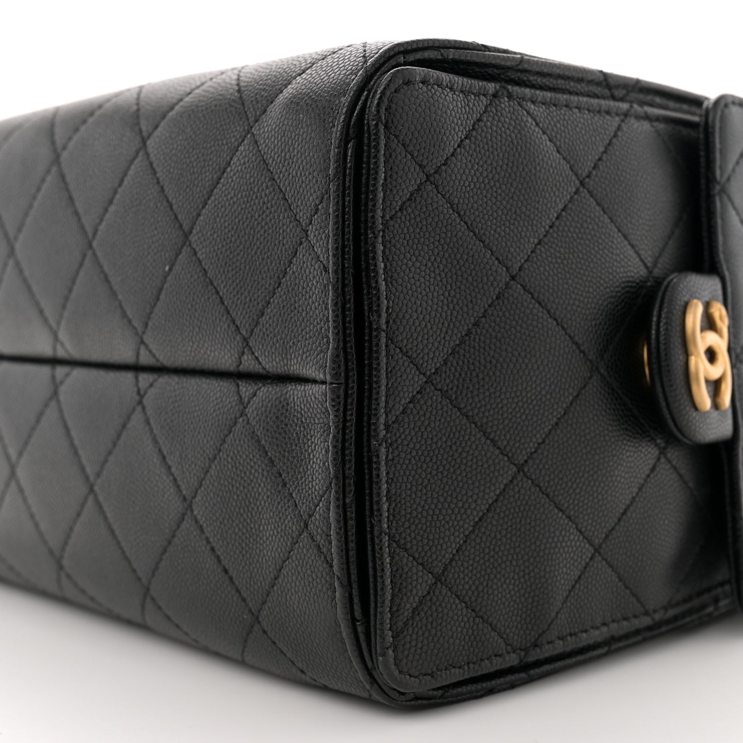 Caviar Quilted Small Chanel 25 Handbag Black