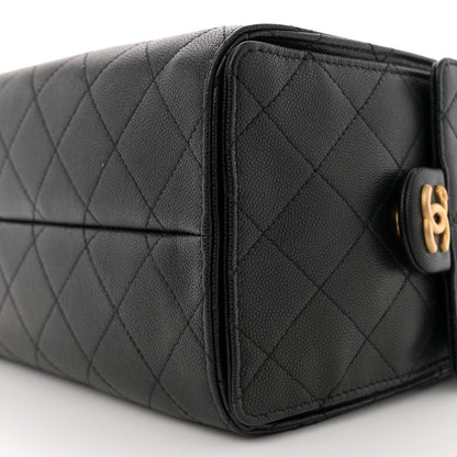 Chanel Caviar Quilted Small Chanel 25 Handbag Black 10 of 11