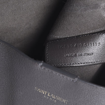 Saint Laurent Calfskin Large Shopping Tote Dark Grey 7 of 16