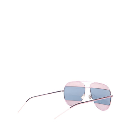 Christian Dior Split 1 Aviator Sunglasses Pink Blue 3 of 6