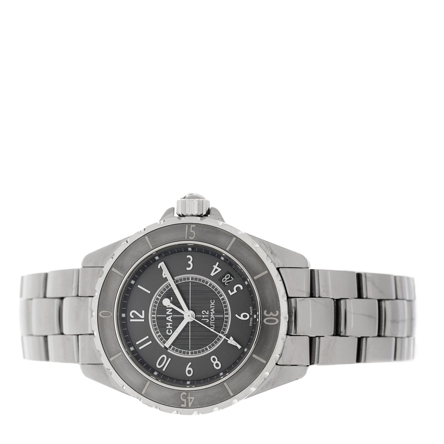 Chanel Titanium Ceramic 38mm J12 Chromatic Automatic Watch 2 of 5