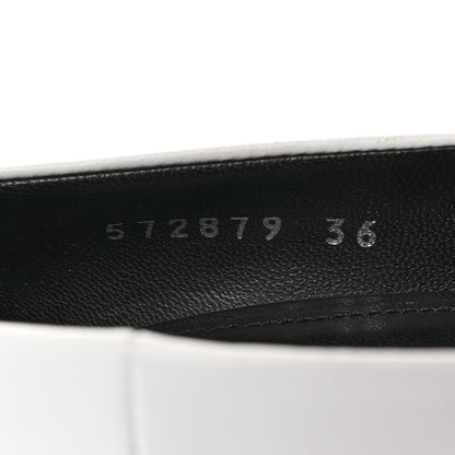 Balenciaga Soft Nappa Square Knife 80mm Pumps 36 White 8 of 17