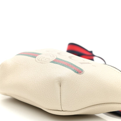 Gucci Grained Calfskin Small Logo Belt Bag White 9 of 9