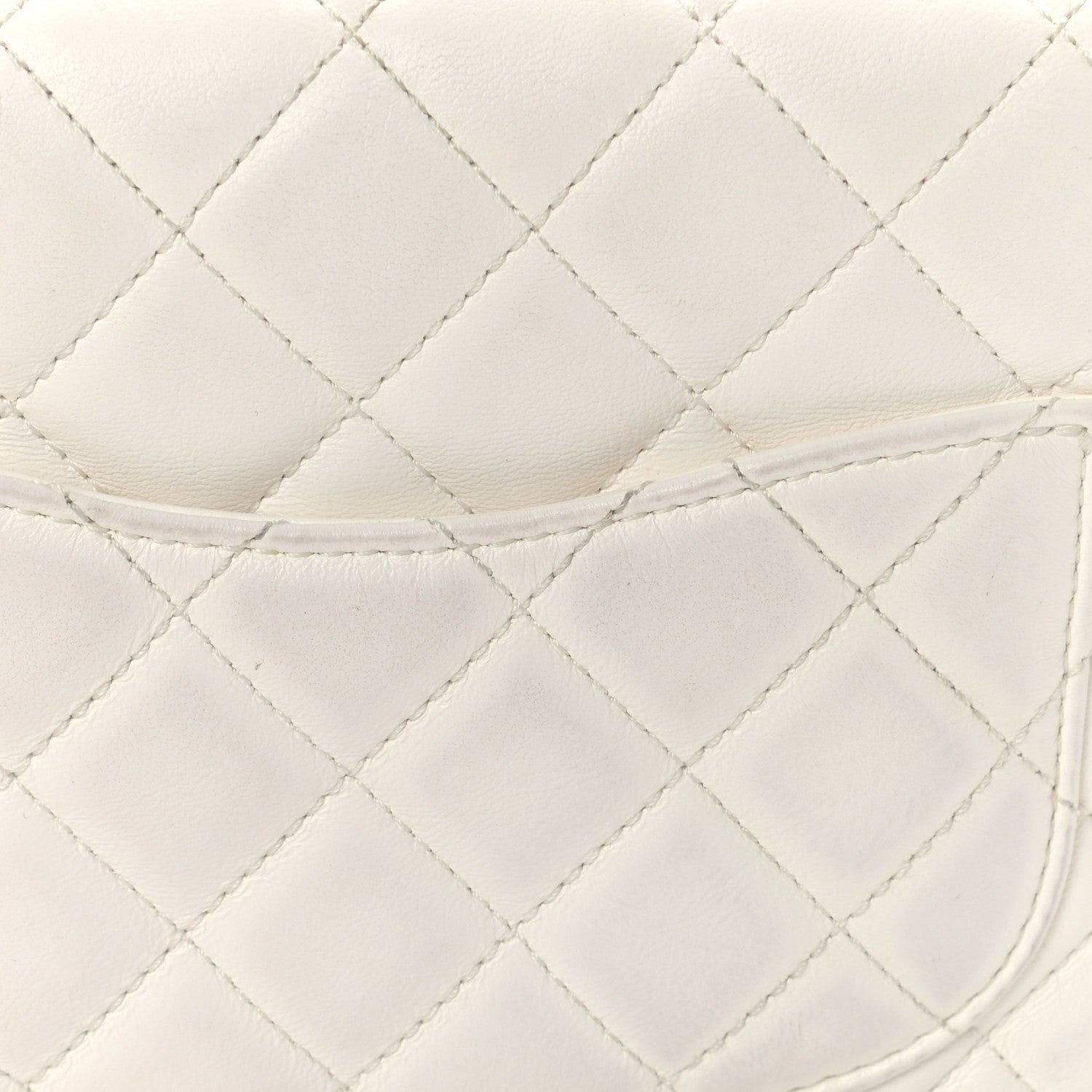 Chanel Lambskin Quilted Mini Romance Square Flap White 12 of 19