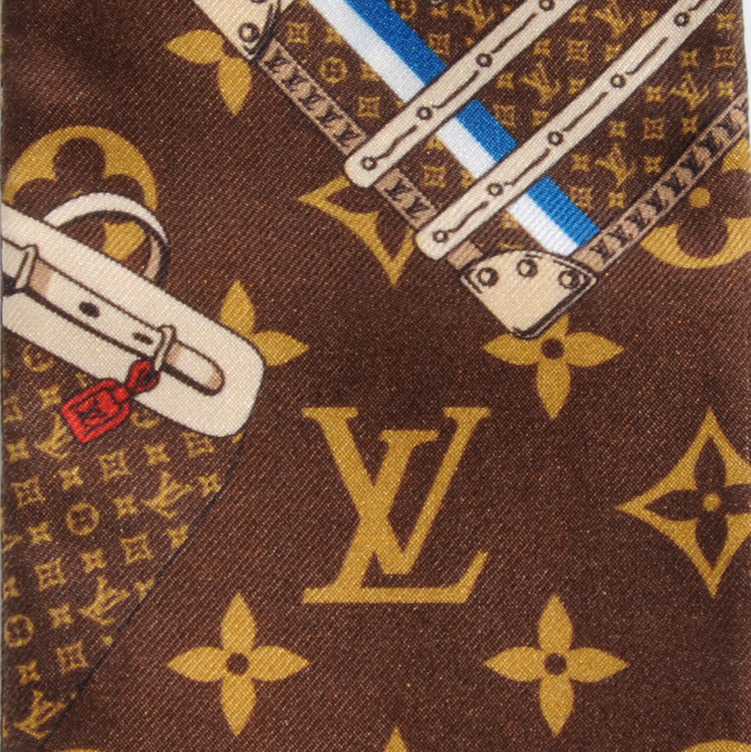 Silk Monogram Trunks Bandeau