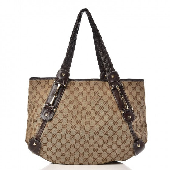 Gucci Monogram Medium Pelham Shoulder Bag Dark Brown 1 of 13