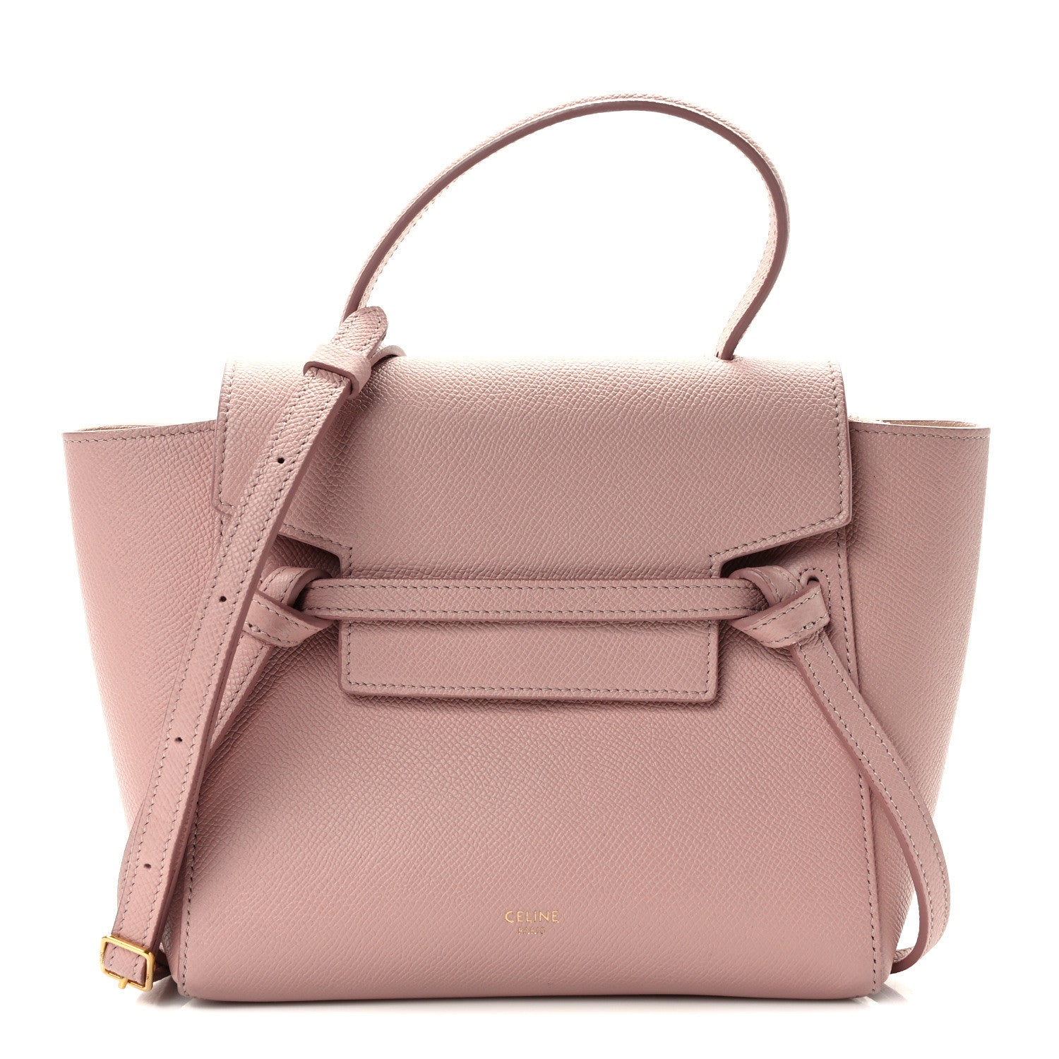 Celine Grained Calfskin Nano Belt Bag Vintage Pink 1 of 14