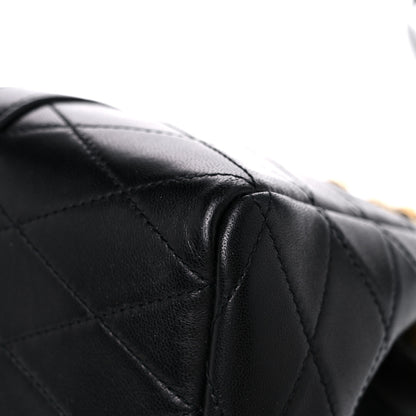 Saint Laurent Lambskin Quilted Mini Le Maillon Bucket Bag Black 9 of 12