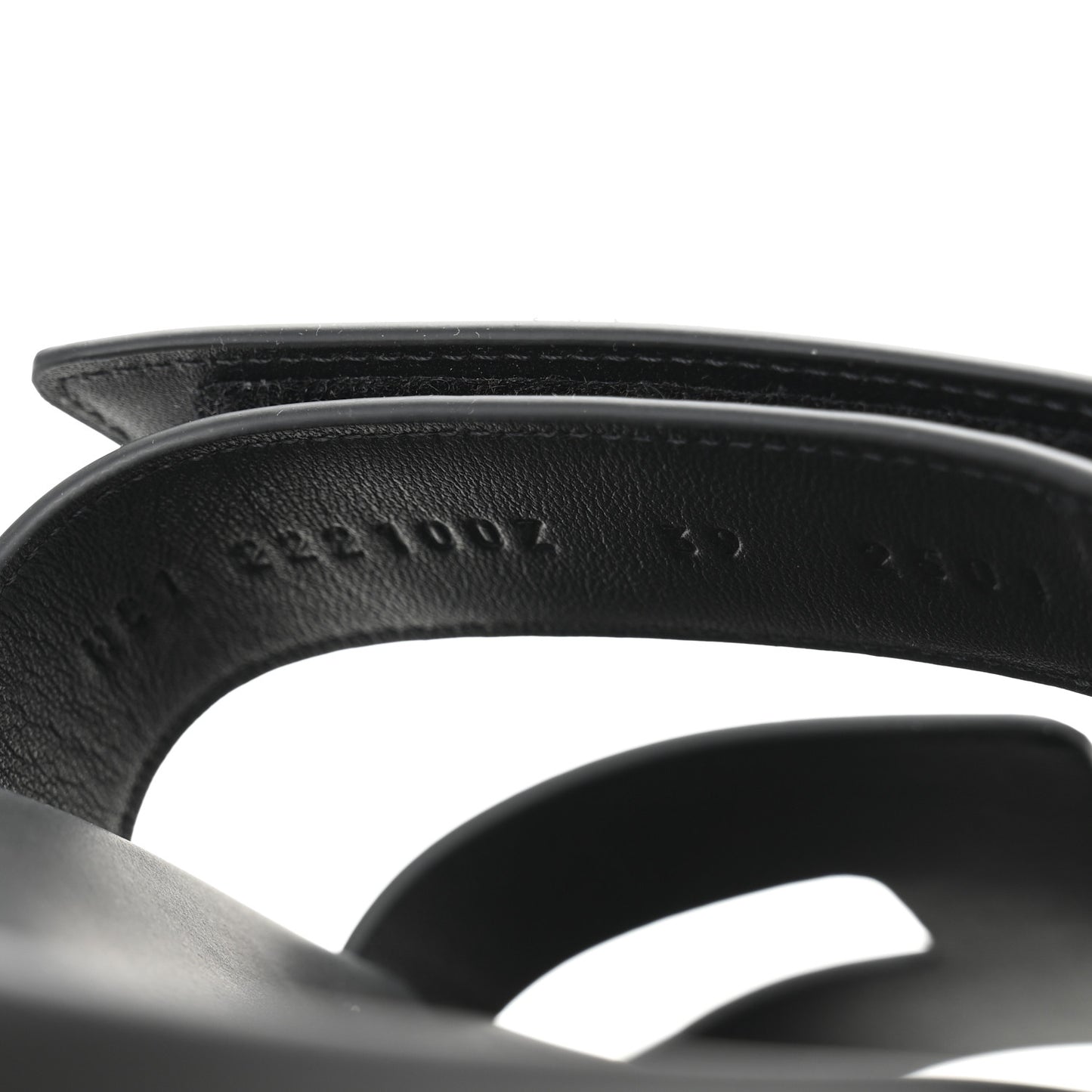 Calfskin Womens Chypre Sandals 39 Black