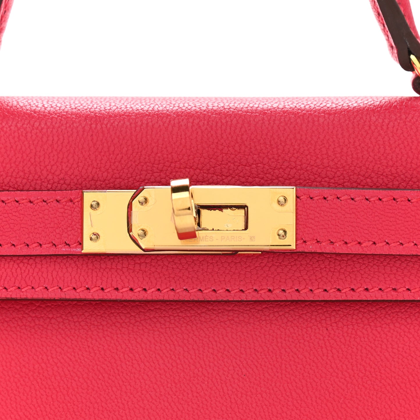 Chevre Mysore Mini Kelly Sellier 20 Rose Extreme