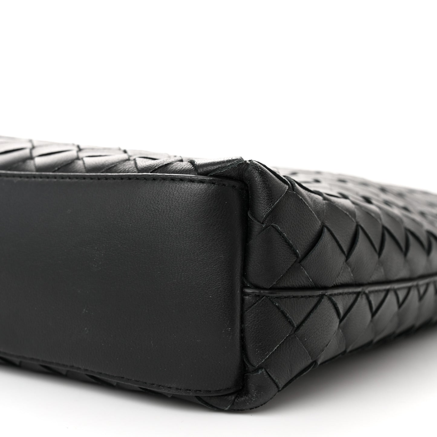 Nappa Intrecciato The Slot Tote Bag Black