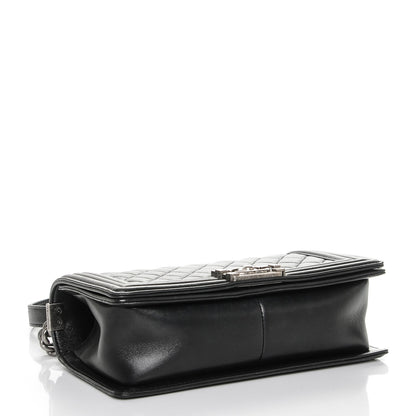 Chanel Lambskin Quilted Medium Boy Flap Black 4 of 7