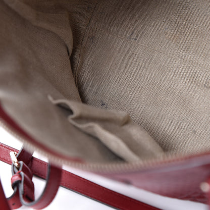 Gucci Soft Microguccissima Dome Satchel Red 12 of 19