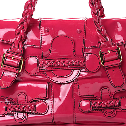 Valentino Garavani Patent Large Histoire Pink 6 of 19