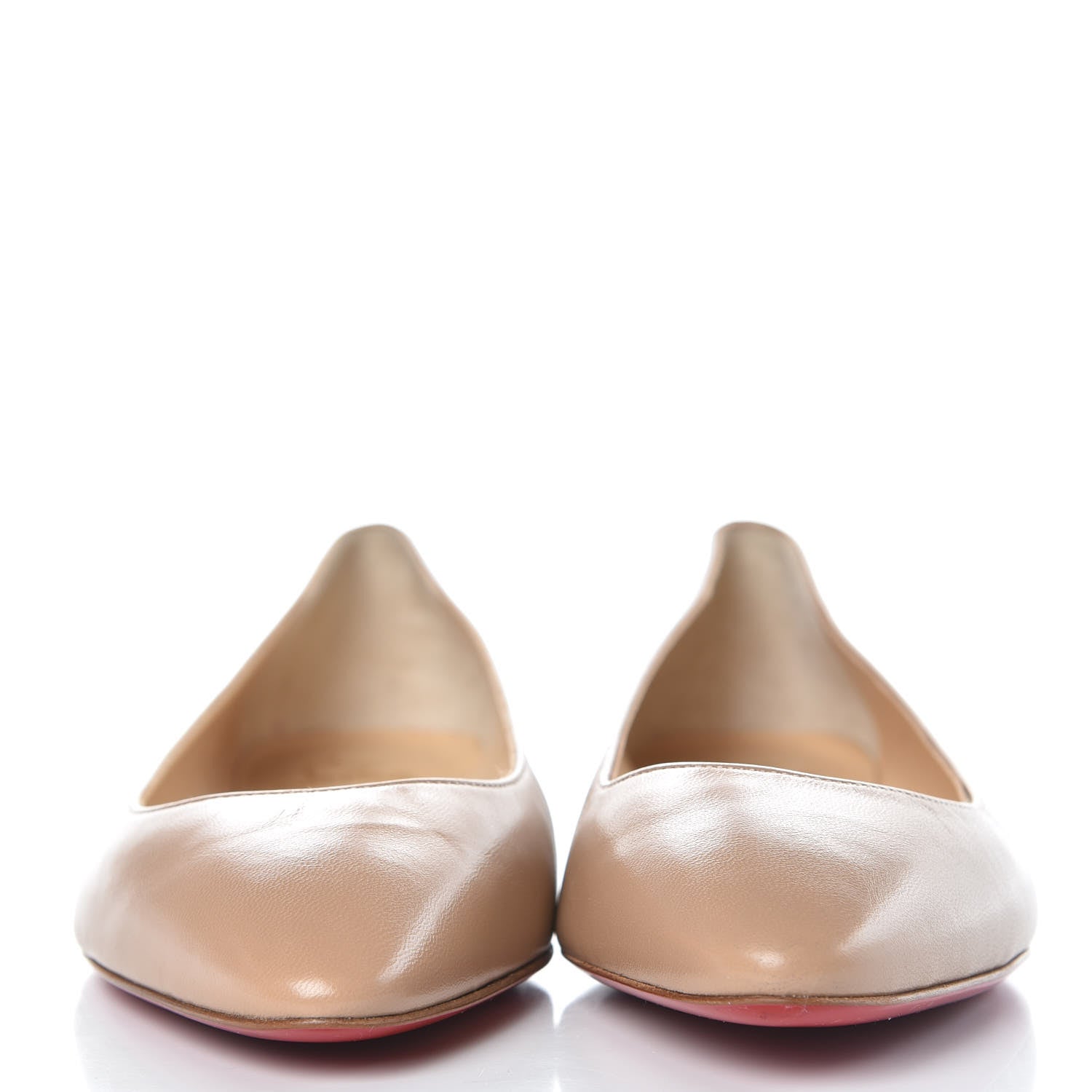 Christian Louboutin Nappa Eloise Flats 39 Nude 2 of 7