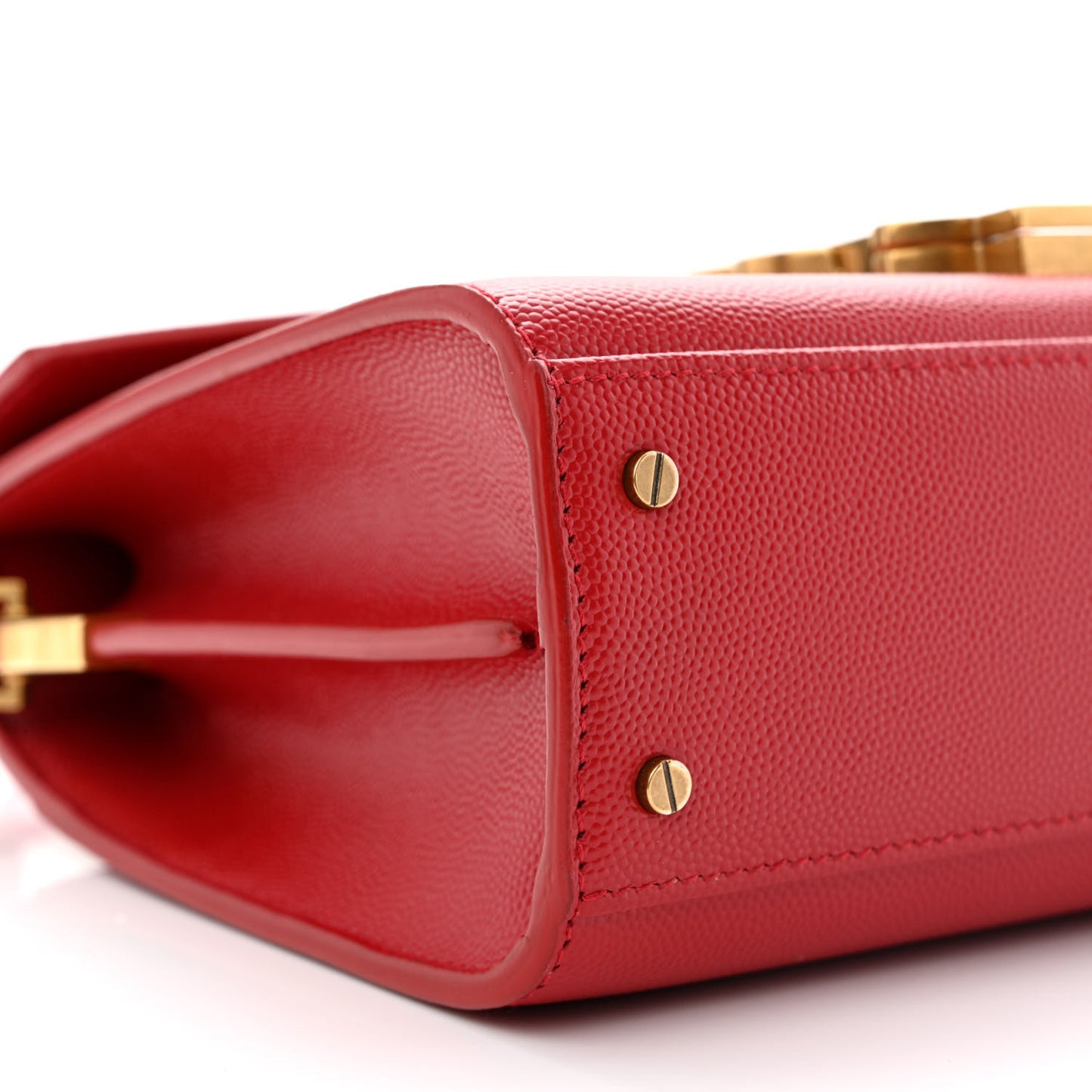 Grain de Poudre Mini Classic Monogram Cassandra Top Handle Red