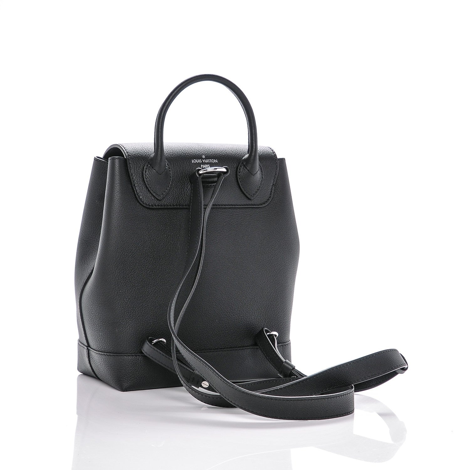 Louis Vuitton Calfskin Lockme Backpack Black 183200 – FASHIONPHILE