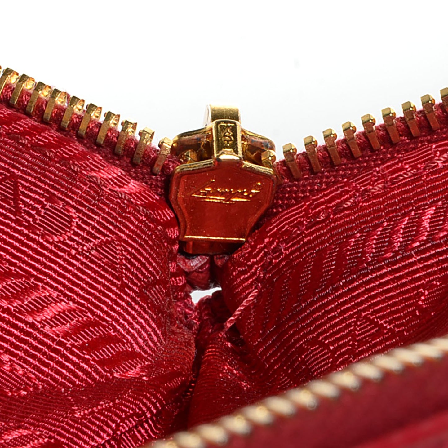Saffiano Lux Large Double Zip Tote Fuoco