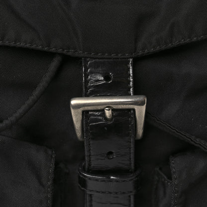 Prada Nylon Vela Medium Backpack Black 9 of 9