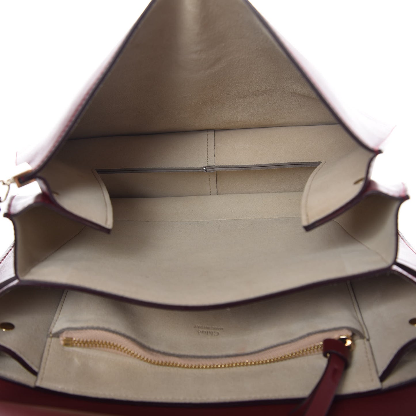 Calfskin Suede Medium Faye Shoulder Bag Plum Purple