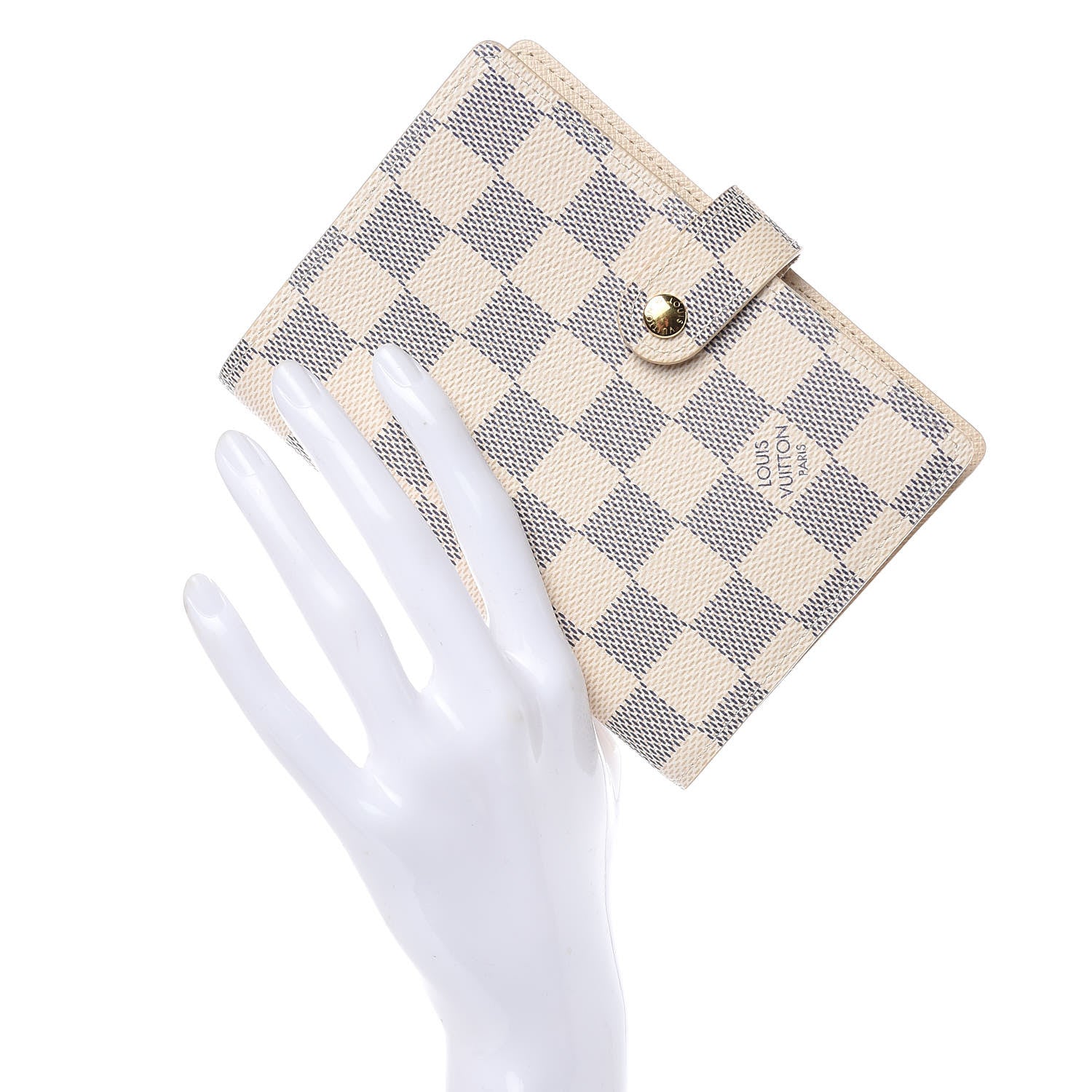 Louis Vuitton Damier Azur Small Ring Agenda Cover 2 of 7