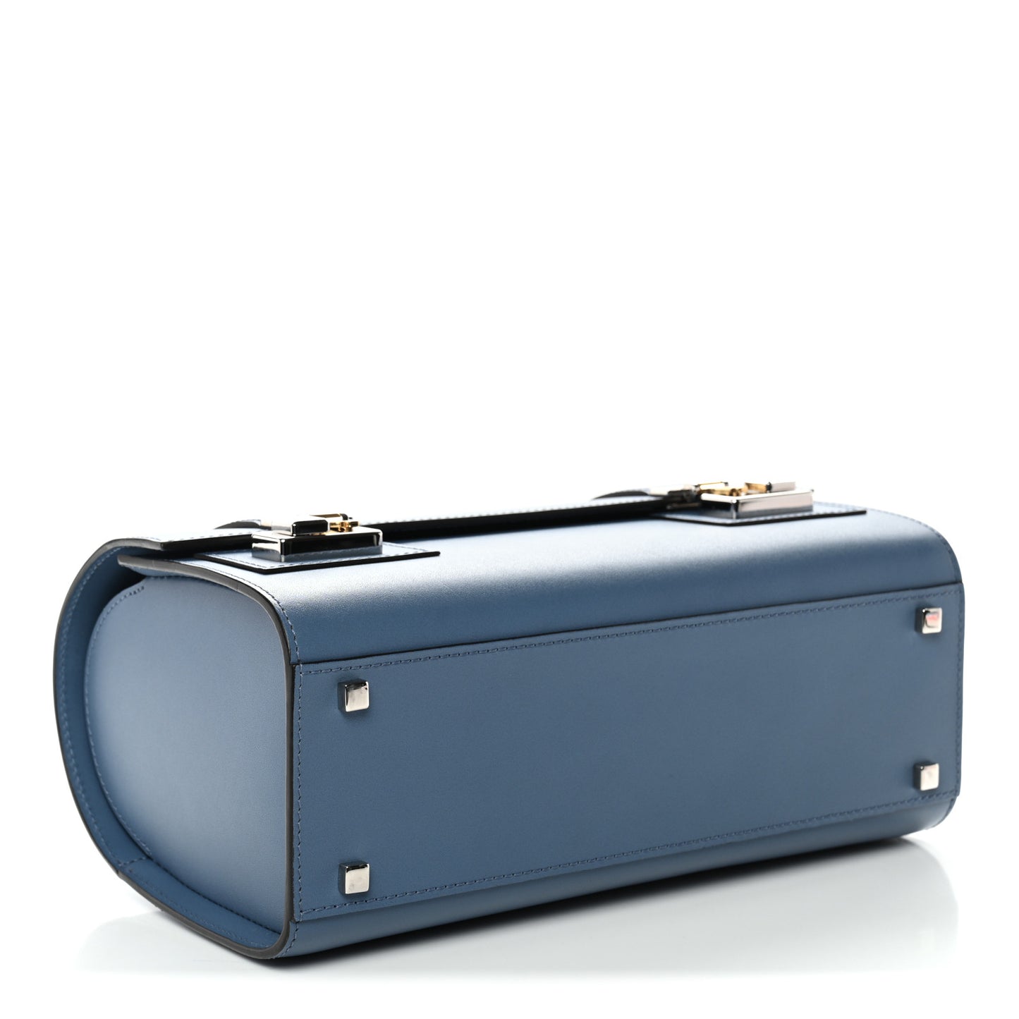 Box Calfskin Cabotin Blue