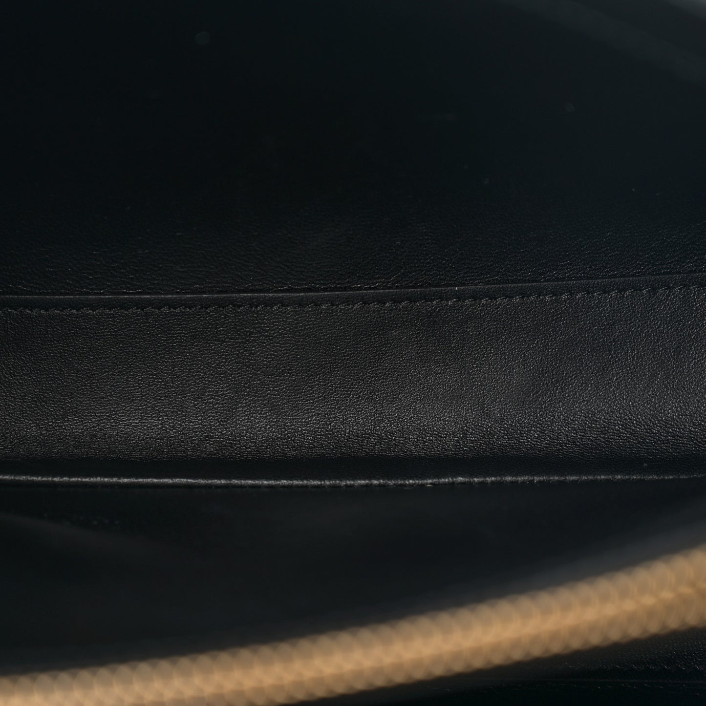 Satinated Calfskin Small 16 Top Handle Bag Black