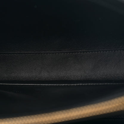 Celine Satinated Calfskin Small 16 Top Handle Bag Black 5 of 13