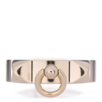 Hermes 18K Rose Gold PM Collier De Chien Ring 54 6.75 1 of 5