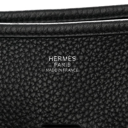 Hermes Taurillon Clemence Evelyne III GM Black 6 of 11