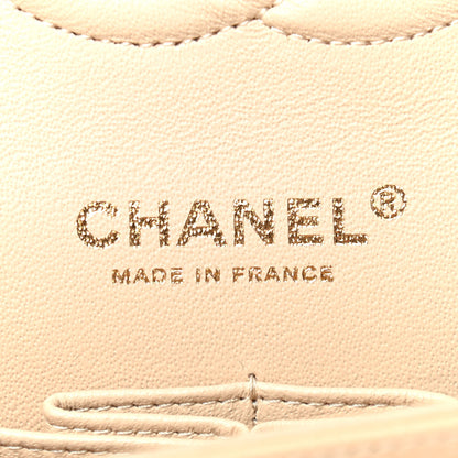 Chanel Caviar Quilted Medium Double Flap Beige 6 of 9
