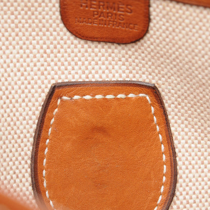 Hermes Toile Natural Barenia Evelyne GM Fauve 7 of 8