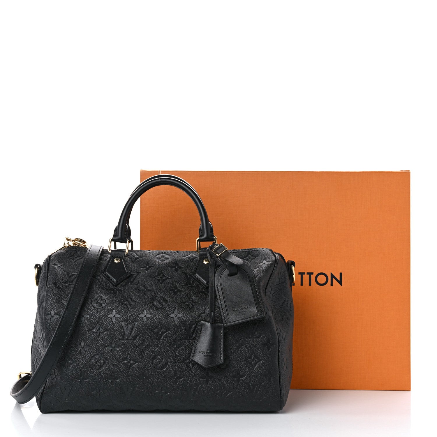 Louis Vuitton Empreinte Monogram Speedy Soft 30 Black 11 of 11