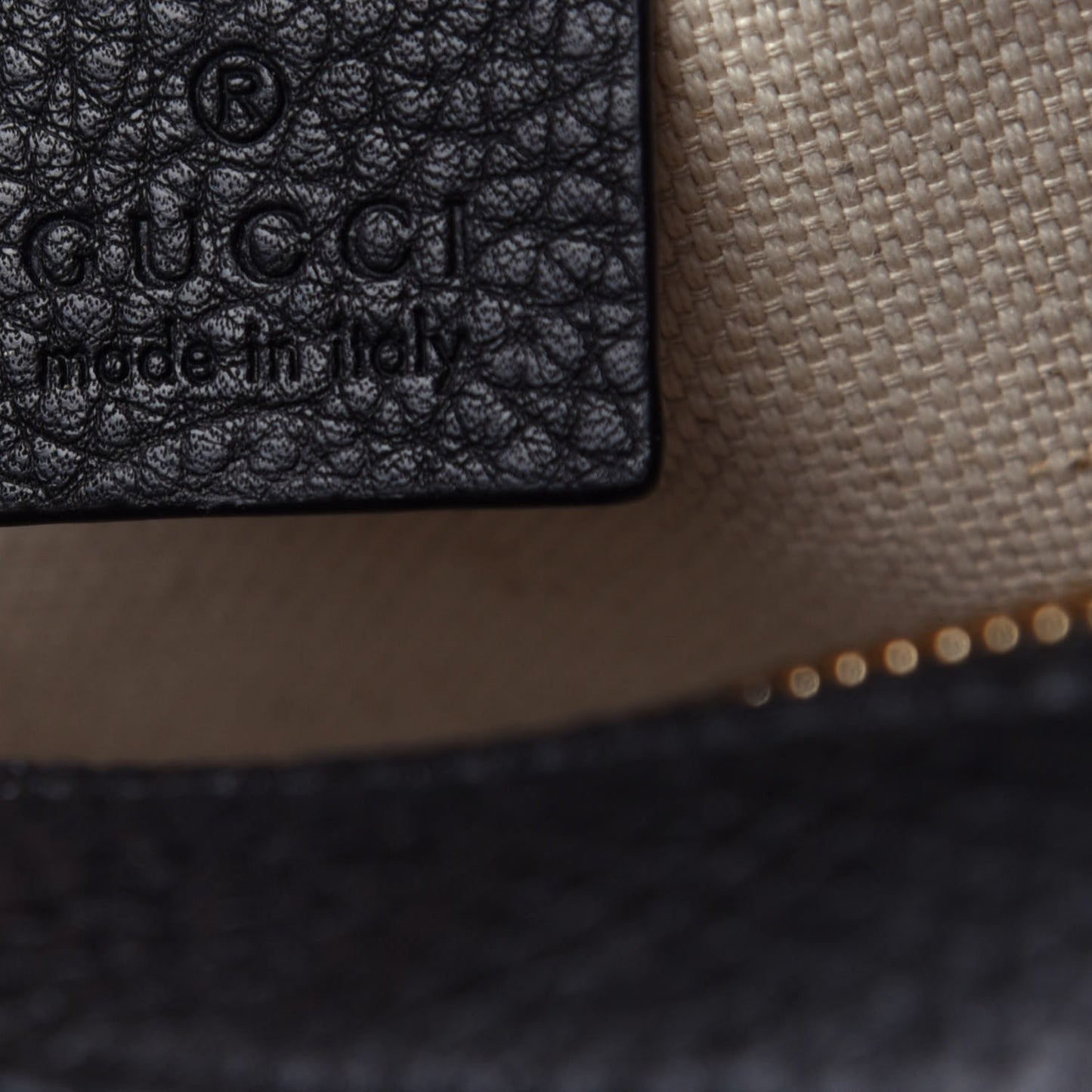 Pebbled Calfskin Small Soho Disco Bag Black