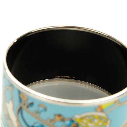 Hermes Enamel Printed Extra Wide Concours d'Etrier Bracelet 65 4 of 5
