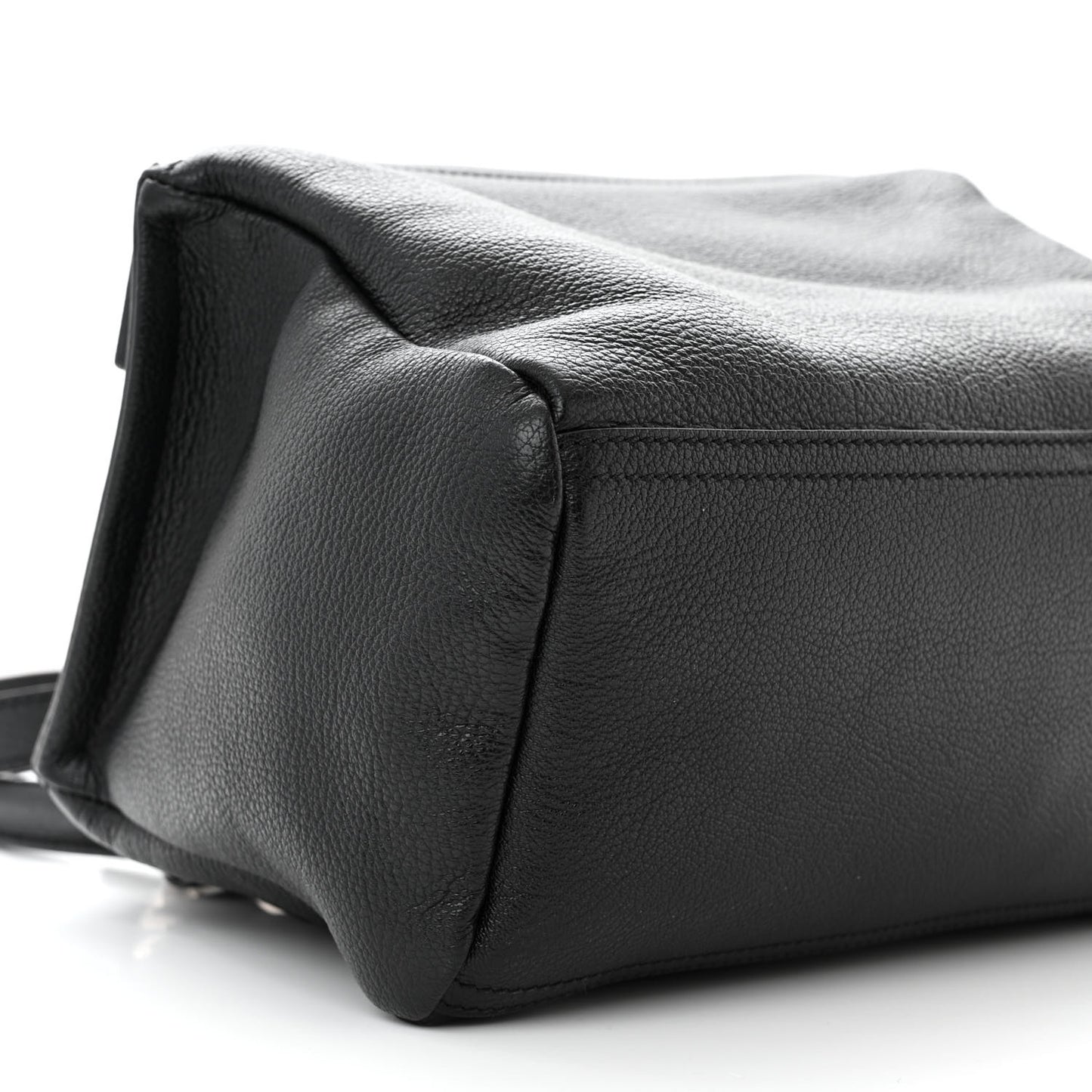 Sugar Goatskin Striped Small Pandora Red Black