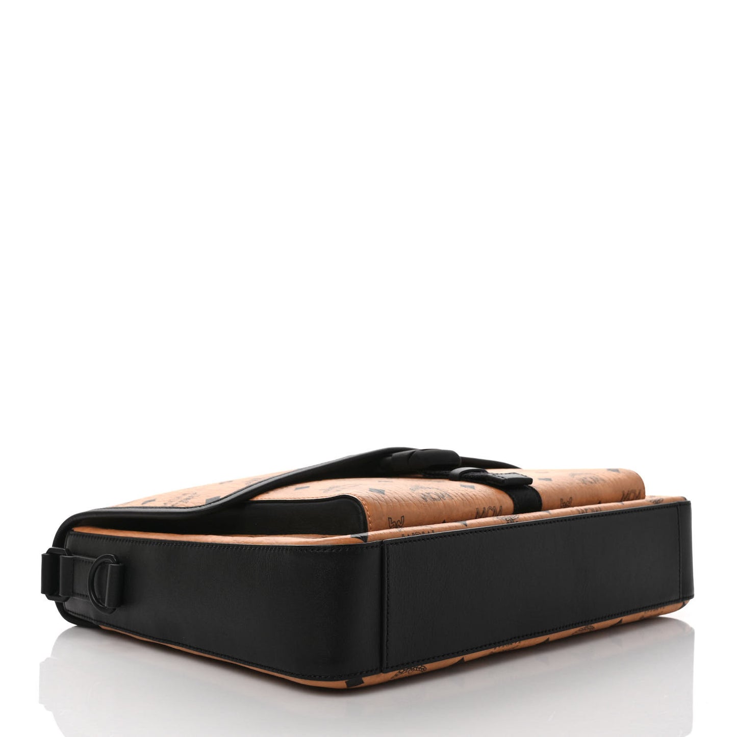 Visetos Medium Klassik Messenger Bag Cognac Black
