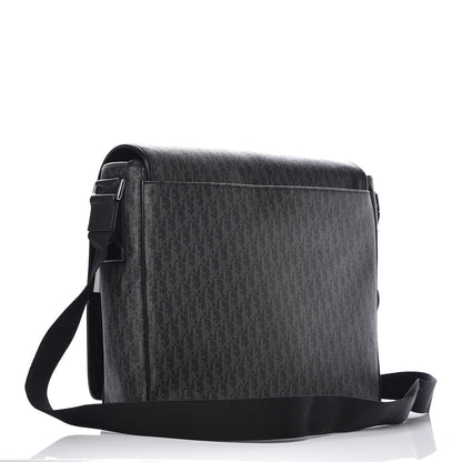 Christian Dior HOMME Monogram Coated Canvas Messenger Grise 3 of 9