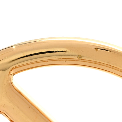 Louis Vuitton Metal Louise Hoop Earrings Gold 5 of 5
