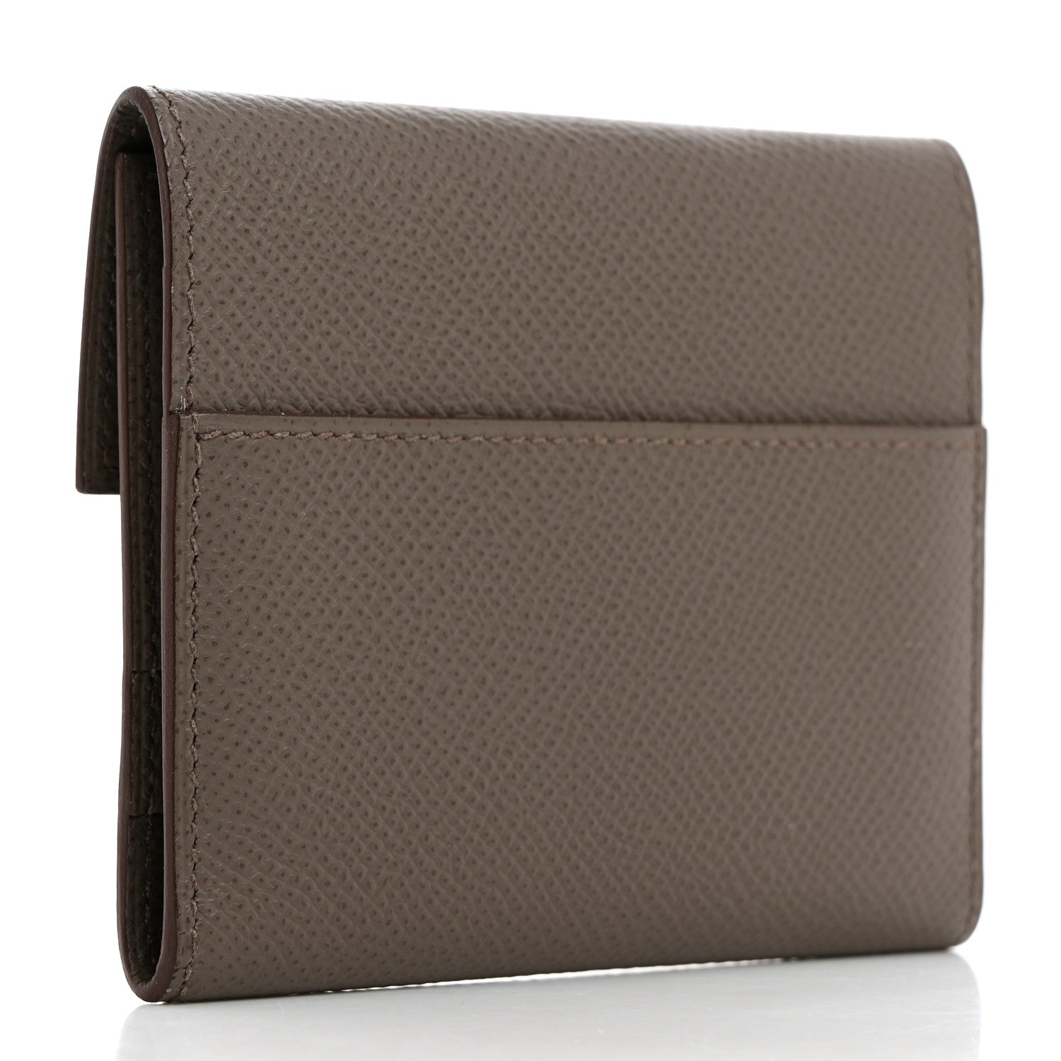 Hermes Epsom Clic Mini Card Holder Etain 3 of 7