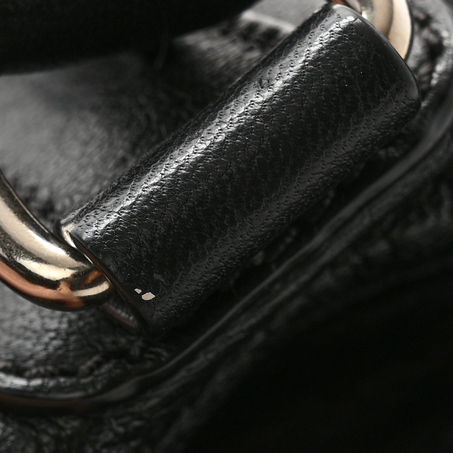Sugar Goatskin Large Pandora Black