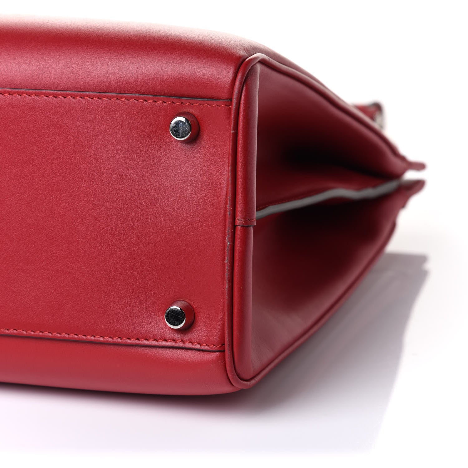 Gucci Shibuya Calfskin Medium Zumi Top Handle Bag Hibiscus Red 10 of 10